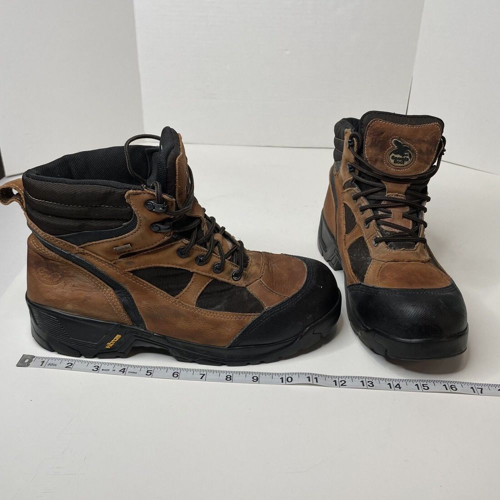 Georgia Men’s Work Boots Brown, Size 12, 6” Vibram Hiker GTX Safety Toe - Picture 9 of 9